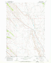 Warren Montana Historical topographic map, 1:24000 scale, 7.5 X 7.5 Minute, Year 1969