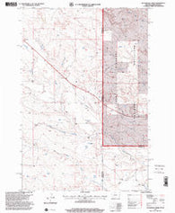 Waterhole Creek Montana Historical topographic map, 1:24000 scale, 7.5 X 7.5 Minute, Year 1997