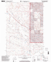 Waterhole Creek Montana Historical topographic map, 1:24000 scale, 7.5 X 7.5 Minute, Year 1997