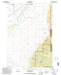 Waterloo Montana Historical topographic map, 1:24000 scale, 7.5 X 7.5 Minute, Year 1996