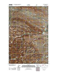 Watson Montana Historical topographic map, 1:24000 scale, 7.5 X 7.5 Minute, Year 2011