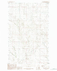 Wayne Creek NW Montana Historical topographic map, 1:24000 scale, 7.5 X 7.5 Minute, Year 1984