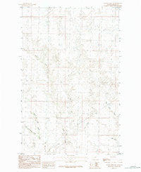 Wayne Creek NW Montana Historical topographic map, 1:24000 scale, 7.5 X 7.5 Minute, Year 1984