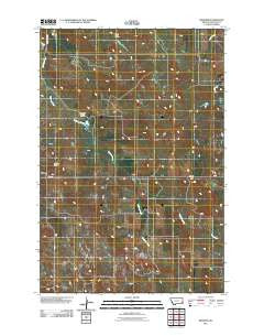 Webster Montana Historical topographic map, 1:24000 scale, 7.5 X 7.5 Minute, Year 2011