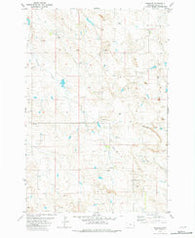 Webster Montana Historical topographic map, 1:24000 scale, 7.5 X 7.5 Minute, Year 1981