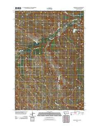 Webster NE Montana Historical topographic map, 1:24000 scale, 7.5 X 7.5 Minute, Year 2011