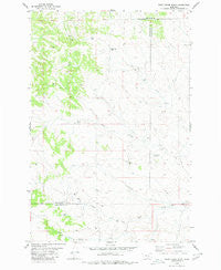 Weed Creek West Montana Historical topographic map, 1:24000 scale, 7.5 X 7.5 Minute, Year 1980