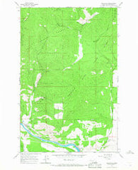 Weeksville Montana Historical topographic map, 1:24000 scale, 7.5 X 7.5 Minute, Year 1964
