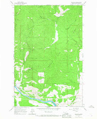 Weeksville Montana Historical topographic map, 1:24000 scale, 7.5 X 7.5 Minute, Year 1964