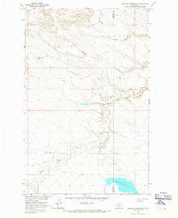 Weigand Reservoir Montana Historical topographic map, 1:24000 scale, 7.5 X 7.5 Minute, Year 1964