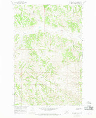 Weingart Place Montana Historical topographic map, 1:24000 scale, 7.5 X 7.5 Minute, Year 1965