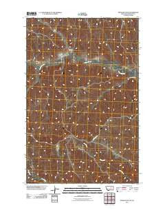 Weingart Place Montana Historical topographic map, 1:24000 scale, 7.5 X 7.5 Minute, Year 2011