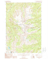 West Boulder Plateau Montana Historical topographic map, 1:24000 scale, 7.5 X 7.5 Minute, Year 1987