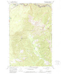 West Glacier Montana Historical topographic map, 1:24000 scale, 7.5 X 7.5 Minute, Year 1964