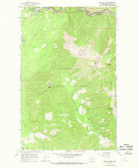 West Glacier Montana Historical topographic map, 1:24000 scale, 7.5 X 7.5 Minute, Year 1964