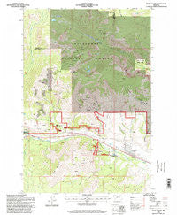 West Valley Montana Historical topographic map, 1:24000 scale, 7.5 X 7.5 Minute, Year 1996