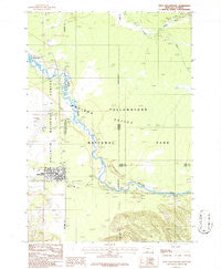 West Yellowstone Montana Historical topographic map, 1:24000 scale, 7.5 X 7.5 Minute, Year 1986
