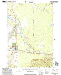 West Yellowstone Montana Historical topographic map, 1:24000 scale, 7.5 X 7.5 Minute, Year 2000
