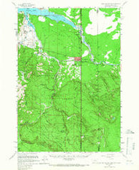 West Yellowstone Montana Historical topographic map, 1:62500 scale, 15 X 15 Minute, Year 1958