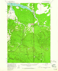 West Yellowstone Montana Historical topographic map, 1:62500 scale, 15 X 15 Minute, Year 1958