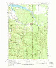 West Yellowstone Montana Historical topographic map, 1:62500 scale, 15 X 15 Minute, Year 1958