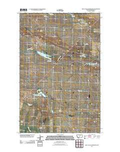 West Alkali Reservoir Montana Historical topographic map, 1:24000 scale, 7.5 X 7.5 Minute, Year 2011