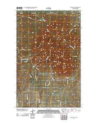 West Butte Montana Historical topographic map, 1:24000 scale, 7.5 X 7.5 Minute, Year 2011