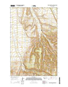 West Fork Beaver Creek Montana Current topographic map, 1:24000 scale, 7.5 X 7.5 Minute, Year 2014