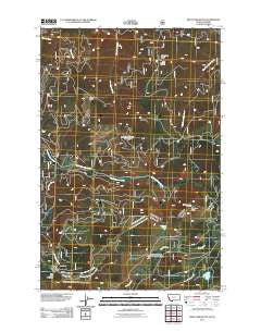 West Fork Butte Montana Historical topographic map, 1:24000 scale, 7.5 X 7.5 Minute, Year 2011