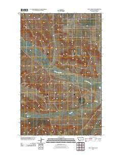 West Fork NE Montana Historical topographic map, 1:24000 scale, 7.5 X 7.5 Minute, Year 2011