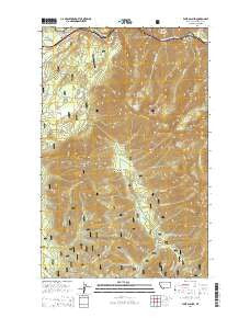 West Glacier Montana Current topographic map, 1:24000 scale, 7.5 X 7.5 Minute, Year 2014