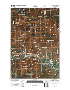 West Valley Montana Historical topographic map, 1:24000 scale, 7.5 X 7.5 Minute, Year 2011