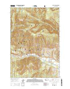 West Valley Montana Current topographic map, 1:24000 scale, 7.5 X 7.5 Minute, Year 2014