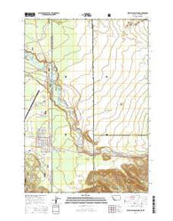 West Yellowstone Montana Current topographic map, 1:24000 scale, 7.5 X 7.5 Minute, Year 2014