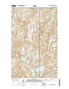 Westby North Montana Current topographic map, 1:24000 scale, 7.5 X 7.5 Minute, Year 2014