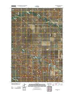 Westmore Montana Historical topographic map, 1:24000 scale, 7.5 X 7.5 Minute, Year 2011