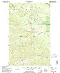 Whale Buttes Montana Historical topographic map, 1:24000 scale, 7.5 X 7.5 Minute, Year 1994