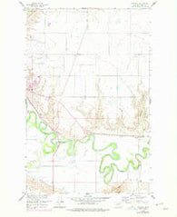 Whately Montana Historical topographic map, 1:24000 scale, 7.5 X 7.5 Minute, Year 1958
