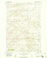 Wheat Basin SW Montana Historical topographic map, 1:24000 scale, 7.5 X 7.5 Minute, Year 1956