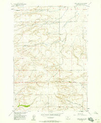 Wheat Basin SW Montana Historical topographic map, 1:24000 scale, 7.5 X 7.5 Minute, Year 1956