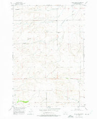 Wheat Basin SW Montana Historical topographic map, 1:24000 scale, 7.5 X 7.5 Minute, Year 1956