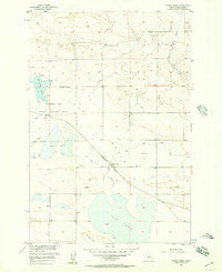 Wheat Basin Montana Historical topographic map, 1:24000 scale, 7.5 X 7.5 Minute, Year 1956