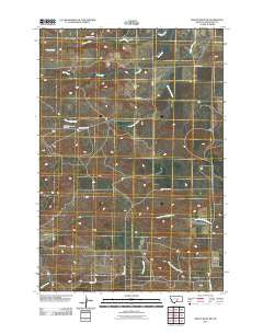 Wheat Basin SW Montana Historical topographic map, 1:24000 scale, 7.5 X 7.5 Minute, Year 2011