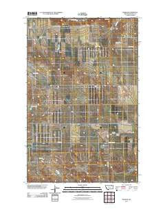 Wheeler Montana Historical topographic map, 1:24000 scale, 7.5 X 7.5 Minute, Year 2011