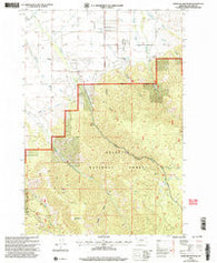 Wheeler Mountain Montana Historical topographic map, 1:24000 scale, 7.5 X 7.5 Minute, Year 2000