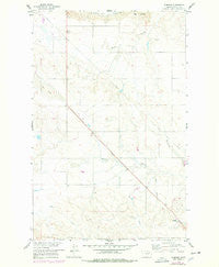 Wheeler Montana Historical topographic map, 1:24000 scale, 7.5 X 7.5 Minute, Year 1958
