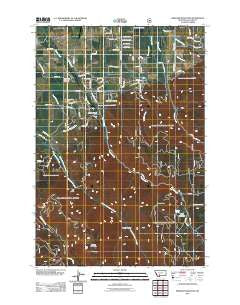 Wheeler Mountain Montana Historical topographic map, 1:24000 scale, 7.5 X 7.5 Minute, Year 2011