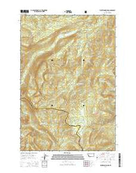 Whetstone Ridge Montana Current topographic map, 1:24000 scale, 7.5 X 7.5 Minute, Year 2014