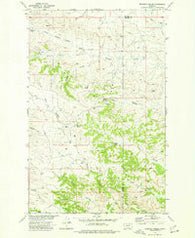Whiskey Coulee Montana Historical topographic map, 1:24000 scale, 7.5 X 7.5 Minute, Year 1973
