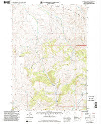 Whiskey Spring Montana Historical topographic map, 1:24000 scale, 7.5 X 7.5 Minute, Year 1997